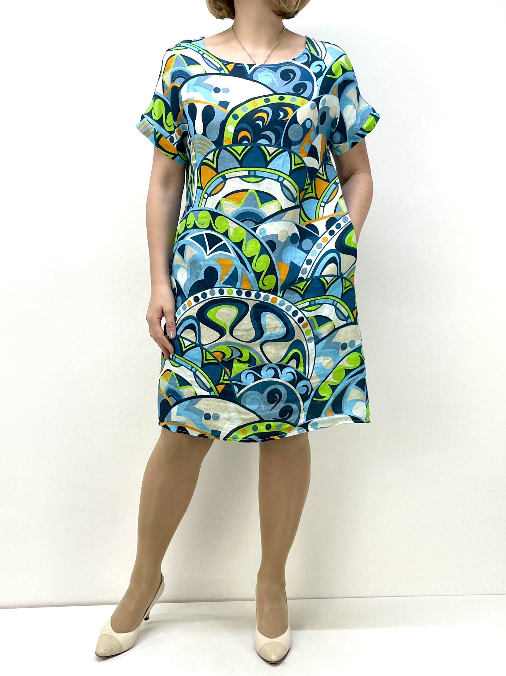 cocona-boutique Leinenkleid-1